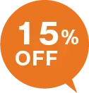 15%オフ