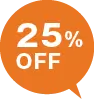 25%オフ
